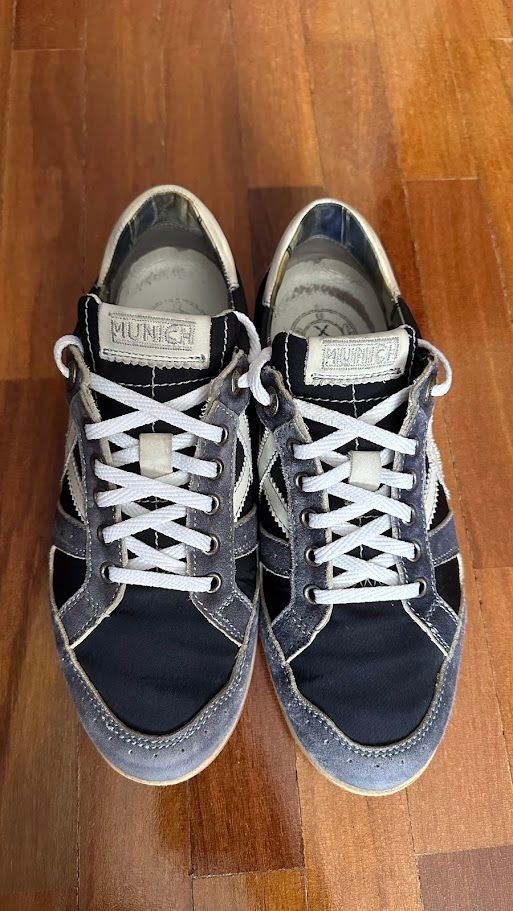 Zapatillas Munich - Azul y Blancas