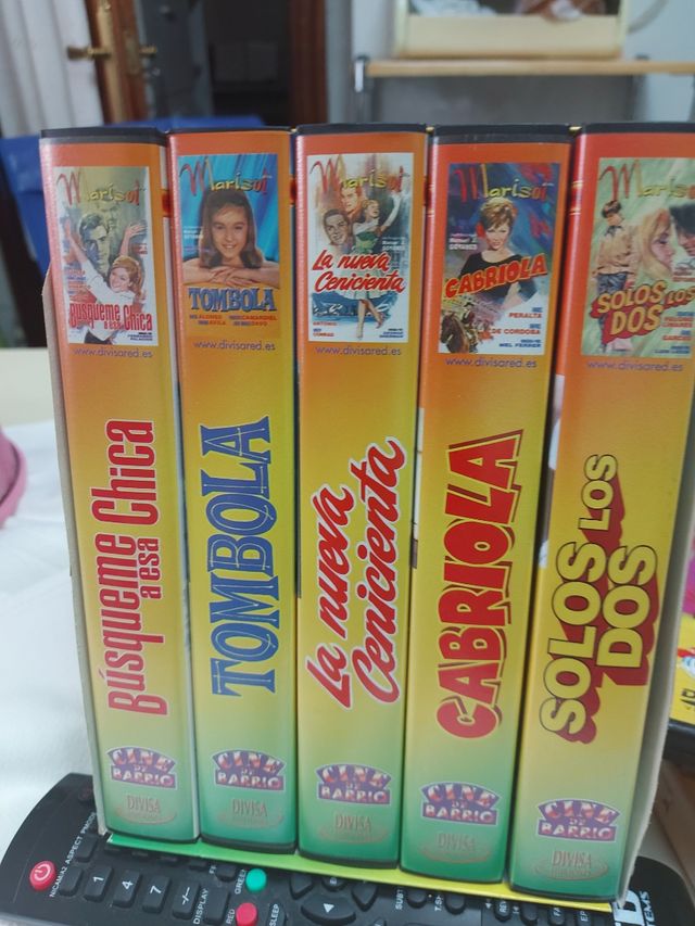 Pack VHS Marisol: 5 películas