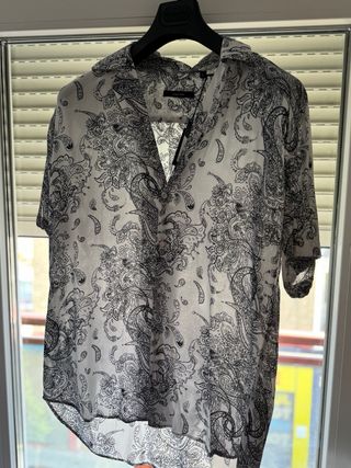 Camisa Xagon paisley - Blanca