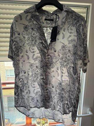 Camisa Xagon paisley - Blanca