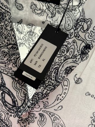 Camisa Xagon paisley - Blanca