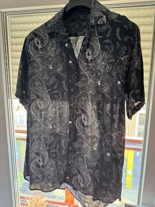 Camisa Xagon paisley - Blanca