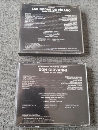 5CD MOZART GIULINI  Las Bodas & Don Giovanni EMI.