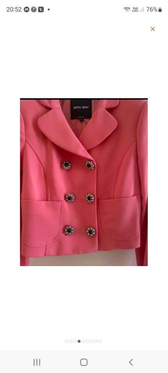 Giacca Denny Rose rosa vintage