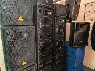 Altavoces pasivos con doble bajo 10 "12" 15" y tro