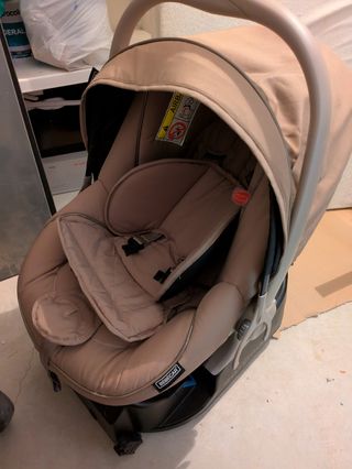 Cochecito bebé + capazo + silla + base Isofix