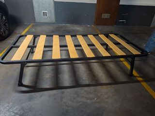 Somier metálico con lamas - 90cm ×190cm