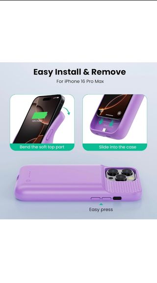 Carcasa batería iPhone - Lila