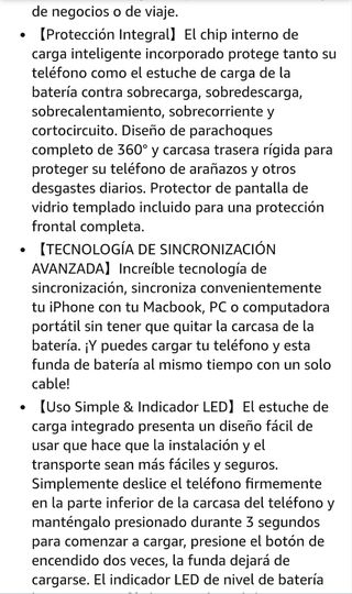 Carcasa batería iPhone - Lila