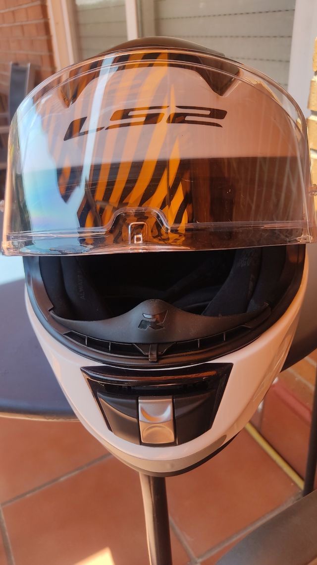 Casco moto LS2  ff 397 V-TECH Blanco, T - S