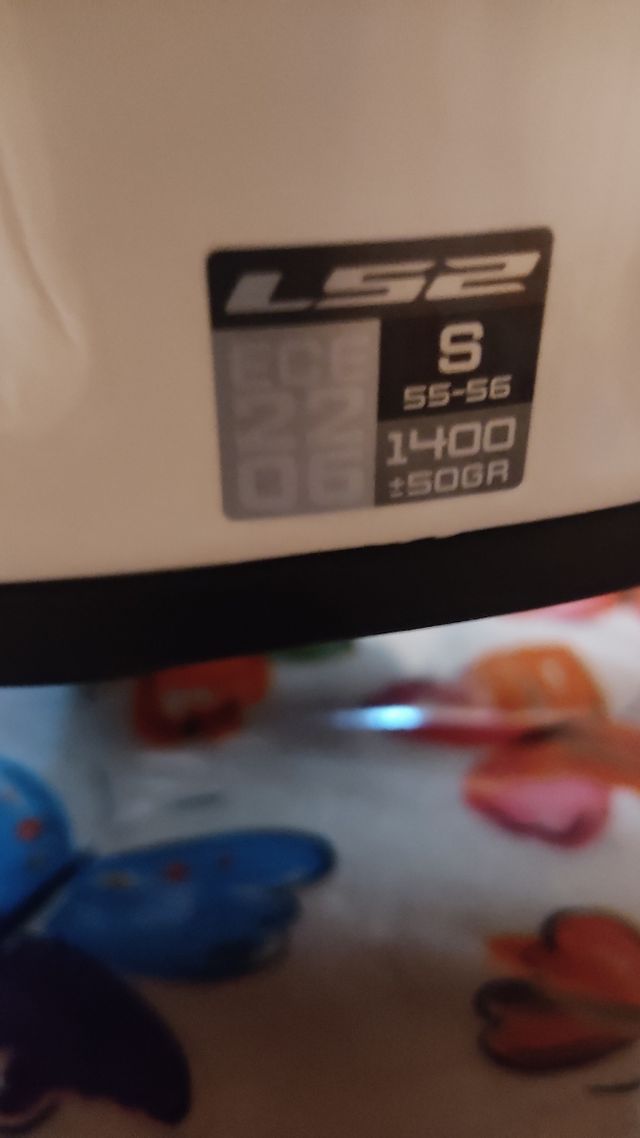 Casco moto LS2  ff 397 V-TECH Blanco, T - S