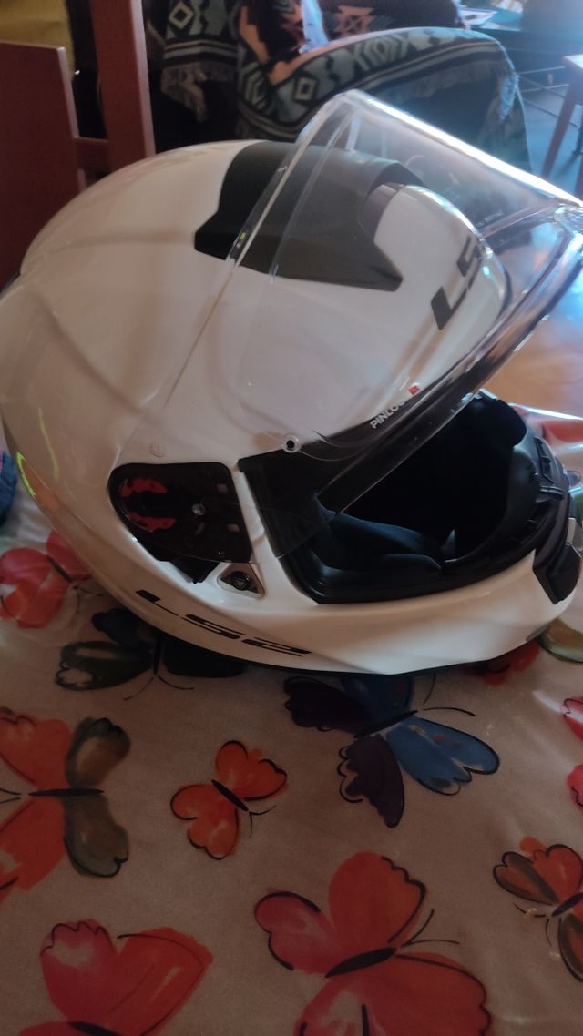 Casco moto LS2  ff 397 V-TECH Blanco, T - S