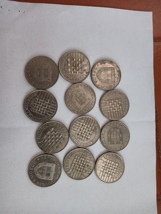 12 Moedas Portugal 25 Escudos 1986