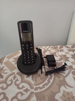 Teléfono inalámbrico Digi negro