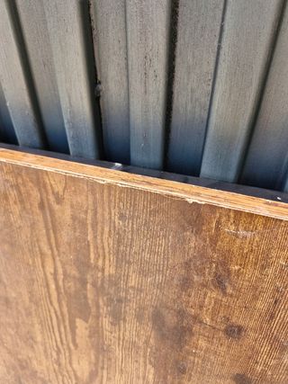 Mesa centro - Madera y metal