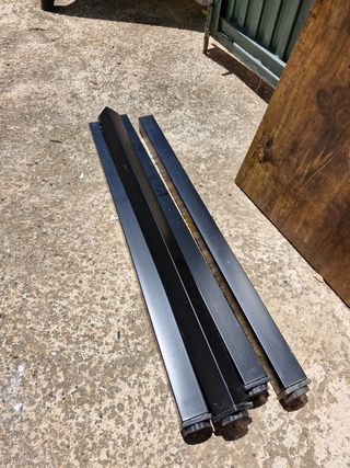 Mesa centro - Madera y metal
