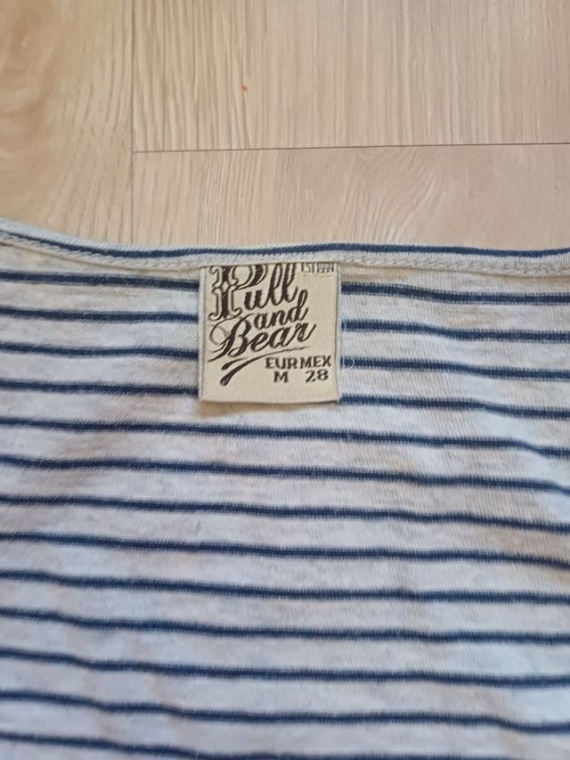 Vestido rayas Pull&Bear blanco-azul