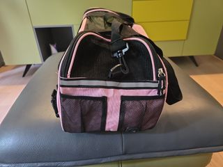 Trasportino rosa per animali