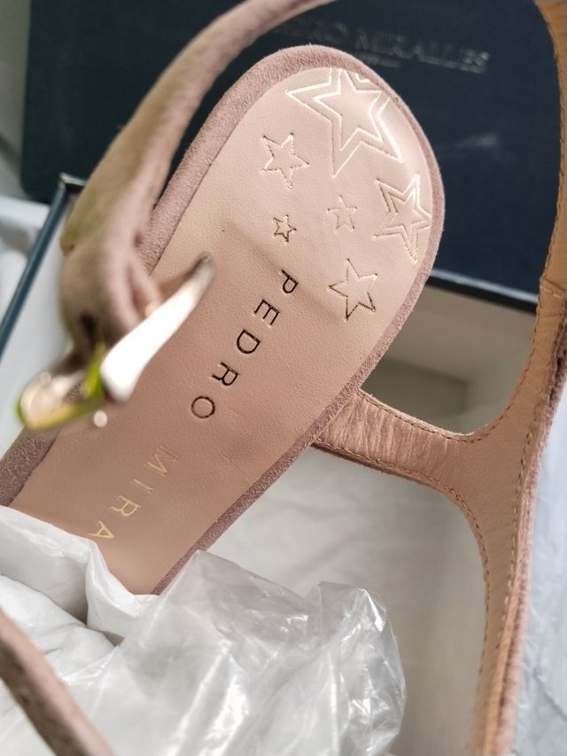 Sandalias Pedro Miralles - Beige - 36