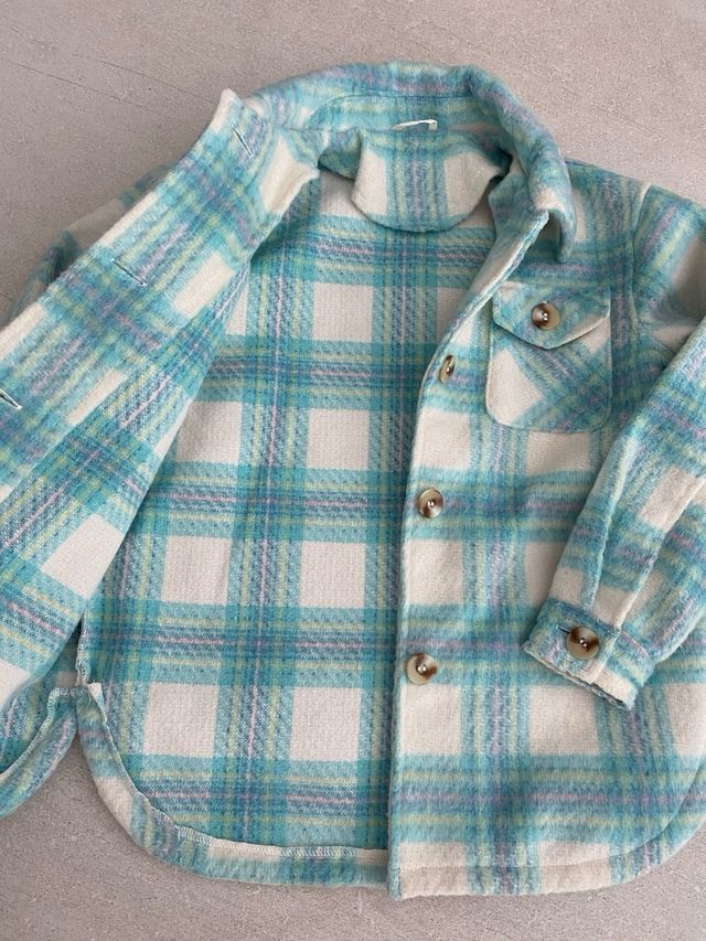 Sobrecamisa cuadros niño/niña 8 años