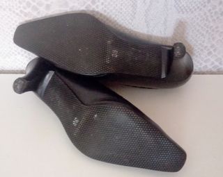 Zapatos Piel Negro Talla 38 España