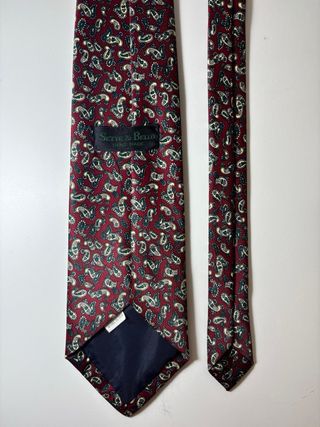 Corbata vintage Surya-Sharma roja