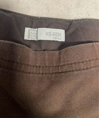 Pantalones premamá negros más camiseta negra M
