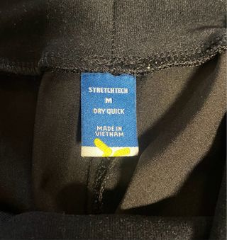 Pantalones premamá negros más camiseta negra M