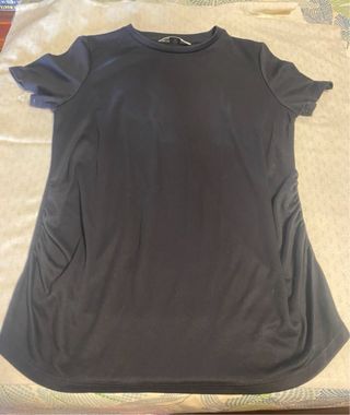 Pantalones premamá negros más camiseta negra M