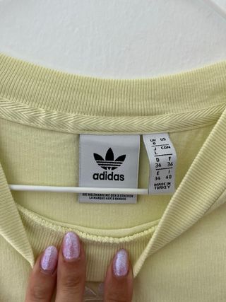 Crop Adidas Amarillo XS