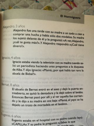 Frases célebres de niños. El Hormiguero