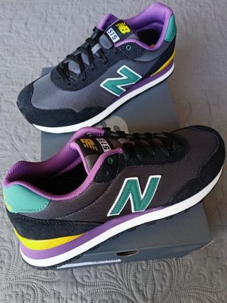 Zapatillas New Balance 515 talla 42.5 negro/multi 