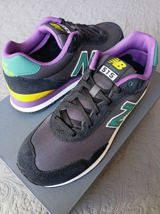 Zapatillas New Balance 515 talla 42.5 negro/multi 