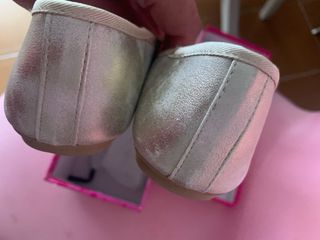 Bailarinas Oh Girl 35 - Beige/irisado dorado