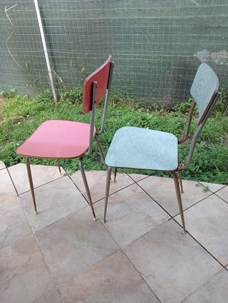 Sedie vintage anni '50 stato vintage come da foto 
