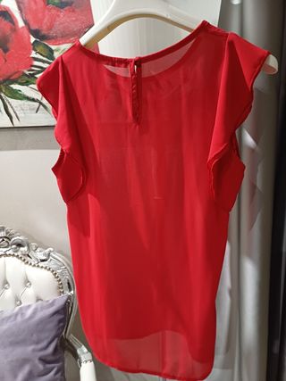 Blusa rossa LOW design