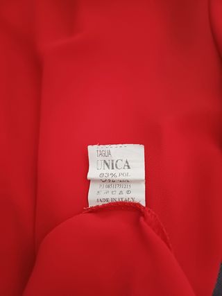 Blusa rossa LOW design