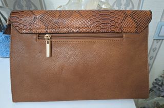Bolso marrón serpiente | Fiesta