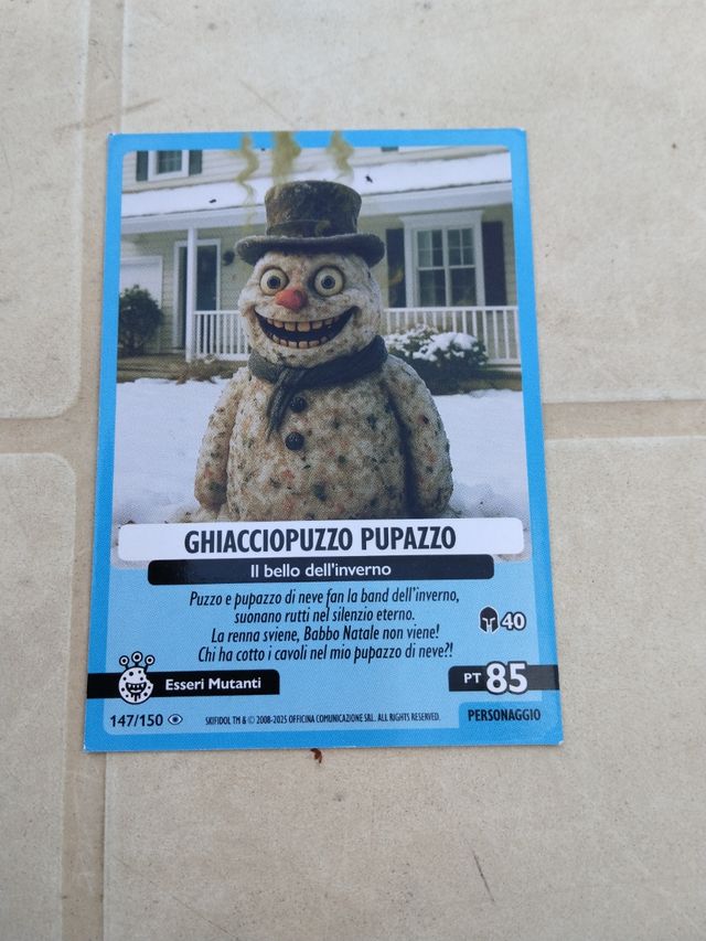 Brainrot - Carta Ghiacciopuzzo pupazzo