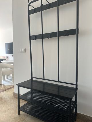 Perchero zapatero Ikea PINNIG - Negro