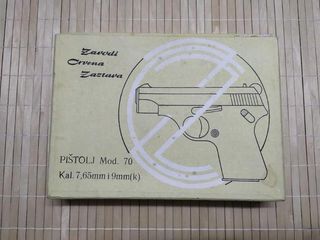 Caja Original pistola Zastava Mod 70
