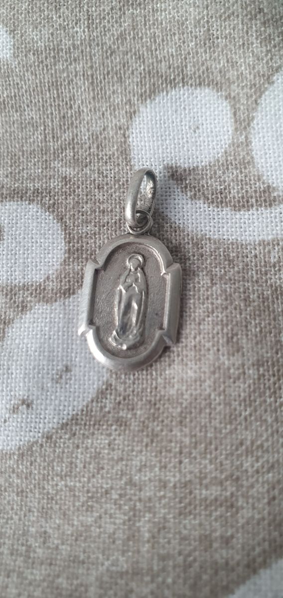 Medalla Virgen María - Plata