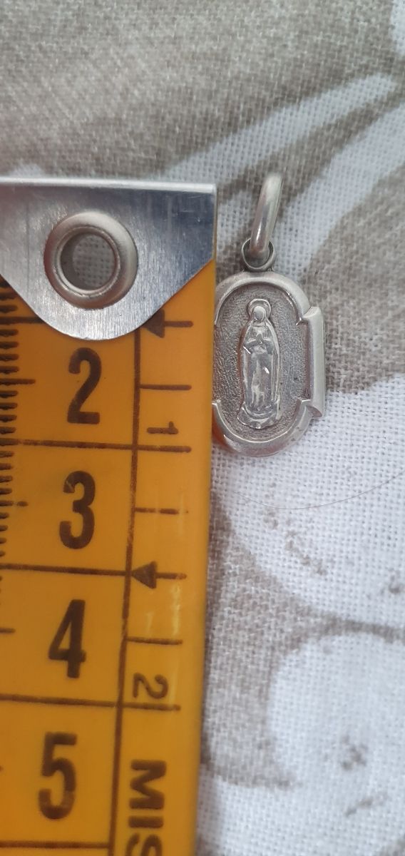 Medalla Virgen María - Plata