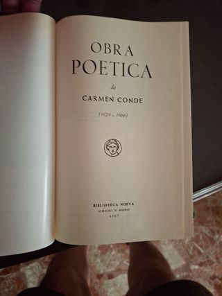 Carmen Conde Obra Poética 1929-1966