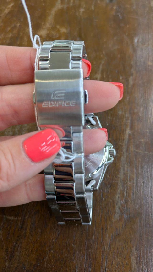 Edifice orologio acciaio celeste 