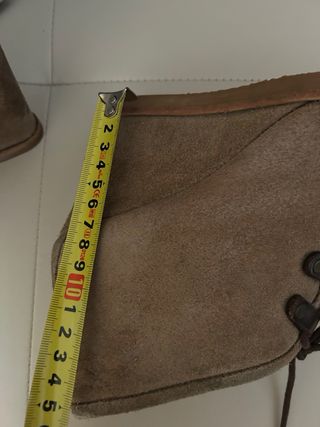 Botines Hakei ante marrón, talla 38