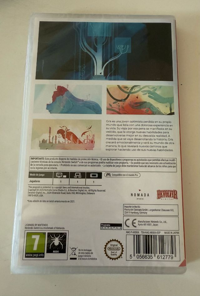 **PRECINTADO** Gris Nintendo Switch
