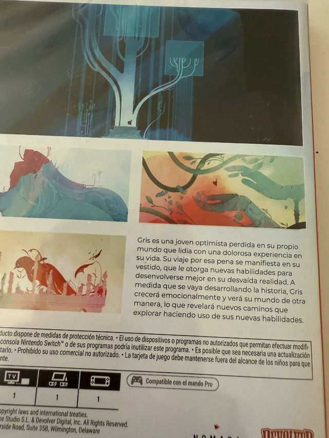 **PRECINTADO** Gris Nintendo Switch