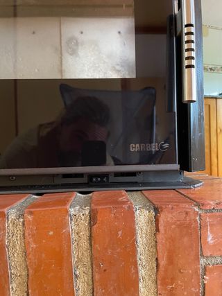 Estufa leña Carbel negra