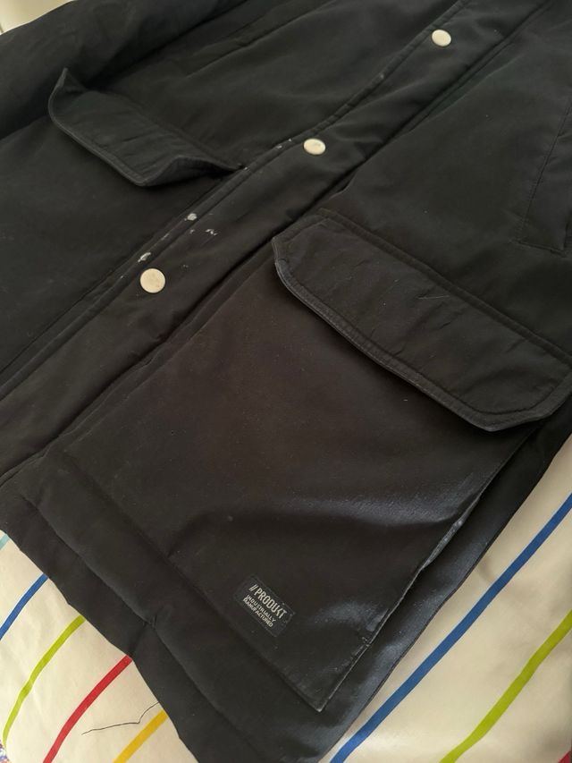 Abrigo Jack & Jones negro - Talla M